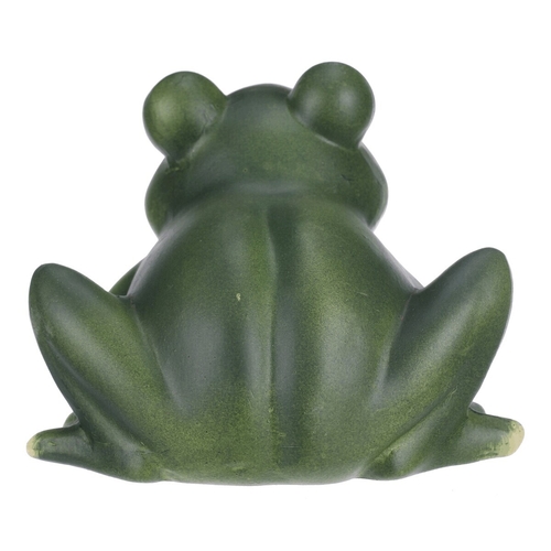 Žába - keramická figurka, vel. L, zelená