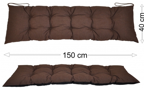 Podsedák 150x40 hnědý melír