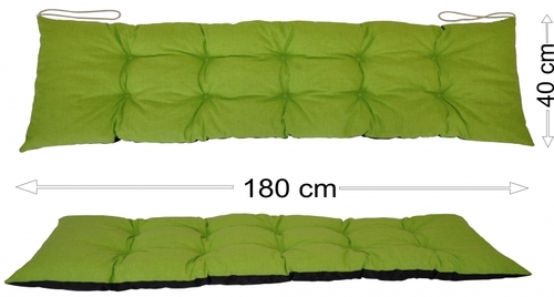 Podsedák 180x40 světle zelený melír