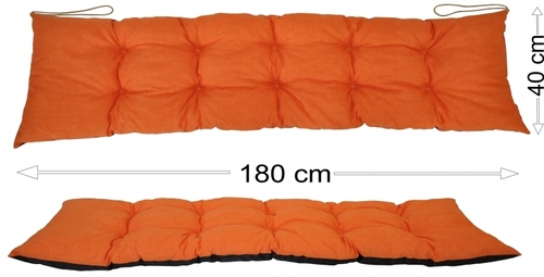 Podsedák 180x40 oranžový melír