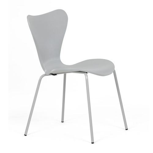 Jídelní židle, šedá, plast, CT-X7034 GREY
