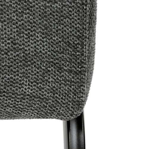 Jídelní židle, šedá, látka, DCL-E2008 GREY2