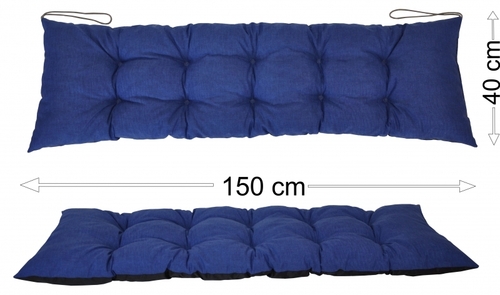 Podsedák 150x40 tmavě modrý melír