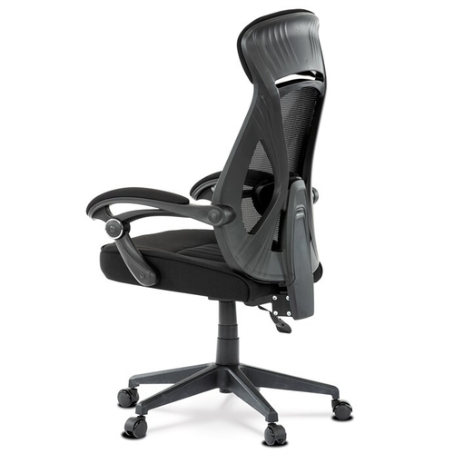 Kancelářská židle, houpací mechanismus, černá síťovina, KA-Y309 BK