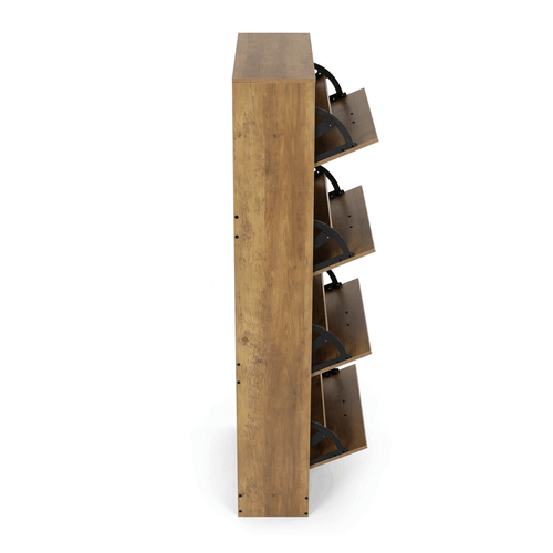 Botník, mdf, hnědá, ABO-G1018 ELM