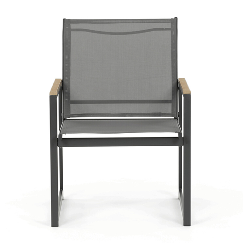 Zahradní sestava, síťovina, šedá, AZS-S1212 GREY