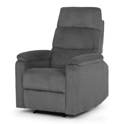 Sedací souprava, polohovací, šedá, manšestrová látka, ASD-C5981 GREY6