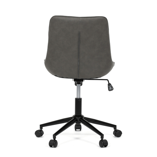 Pracovní židle, výškově nastavitelná, šedá látka, KA-V3120 GREY3