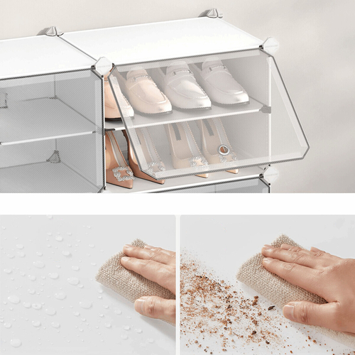 Botník, plast, bílá, ABO-E1033 WT