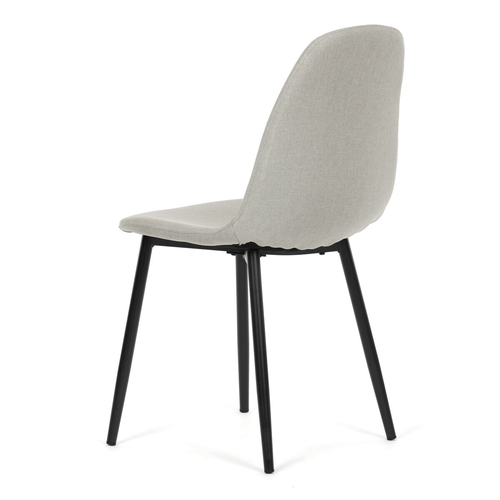 Jídelní židle, krémová, látka, CT-V2972 CRM2