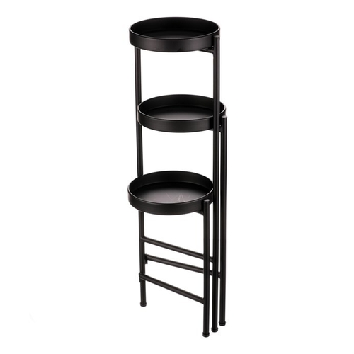 Stojan na květiny - 3 patrový, kovový