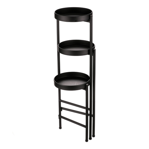 Stojan na květiny - 3 patrový, kovový