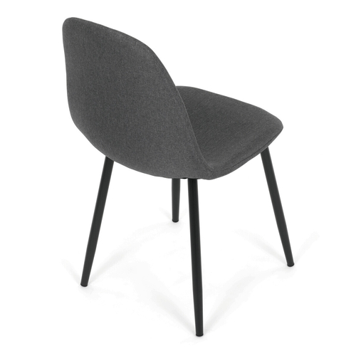 Jídelní židle, šedá, látka, CT-V2972 GREY2