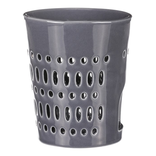 Aromalampa - porcelánová, otvory po obvodu, barva modrá