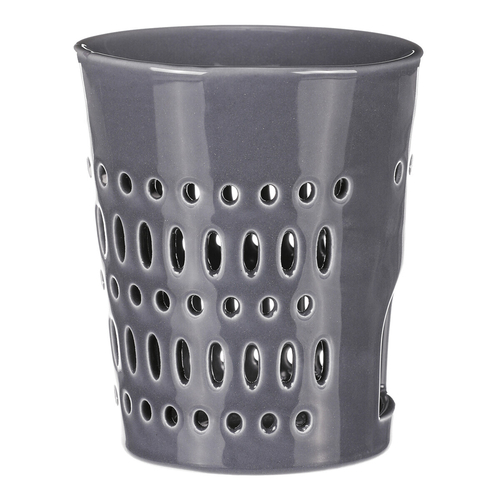 Aromalampa - porcelánová, otvory po obvodu, barva modrá