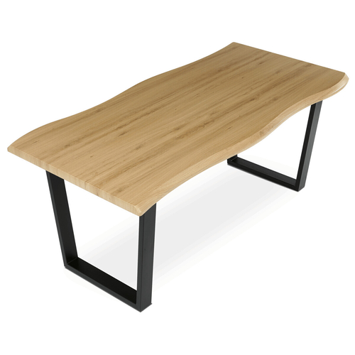 Jídelní stůl 180x90cm, mdf, divoký dub, HT-F4218 OAK