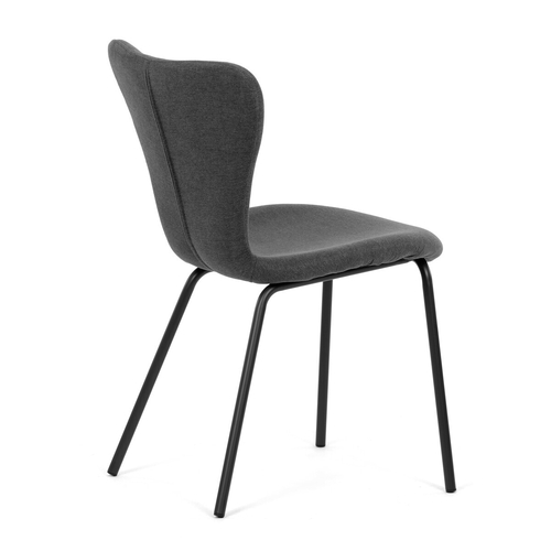 Jídelní židle, šedá, látka, CT-S8010 GREY2