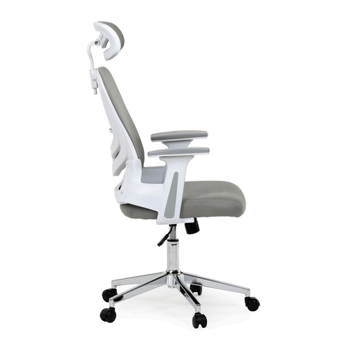Kancelářská židle, houpací mechanismus, šedá, KA-K2031 GREY