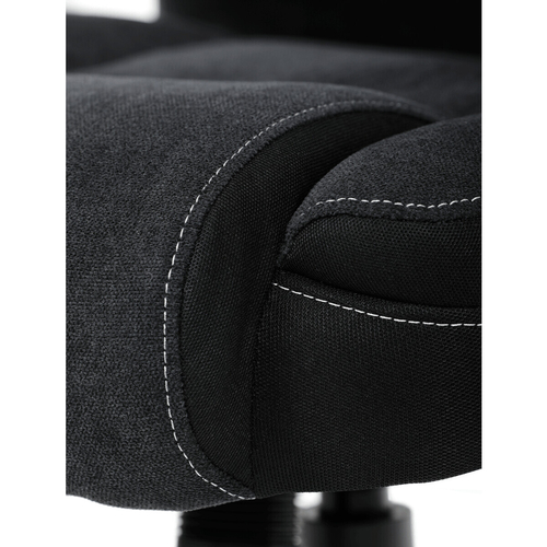 Kancelářské křeslo, houpací mechanismus, černá látka, KA-C715 BK2