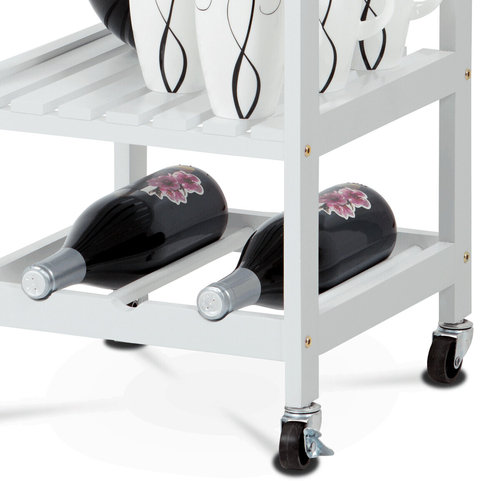 Regál, mdf, bílá, DR-044