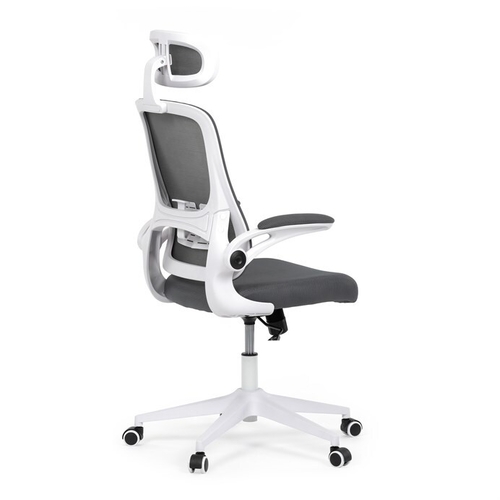 Kancelářská židle, houpací mechanismus, šedá síťovina, KA-Q843 GREY