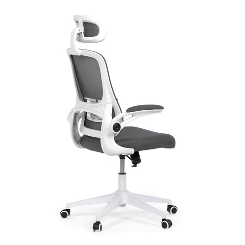 Kancelářská židle, houpací mechanismus, šedá síťovina, KA-Q843 GREY