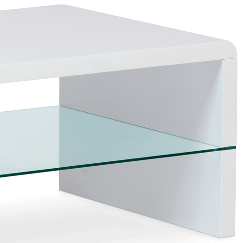 Konferenční stolek 110x60x40cm, mdf, bílá, AHG-402 WT