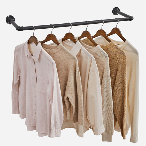 Věšák, kov, černá, AUV-E1067 BK