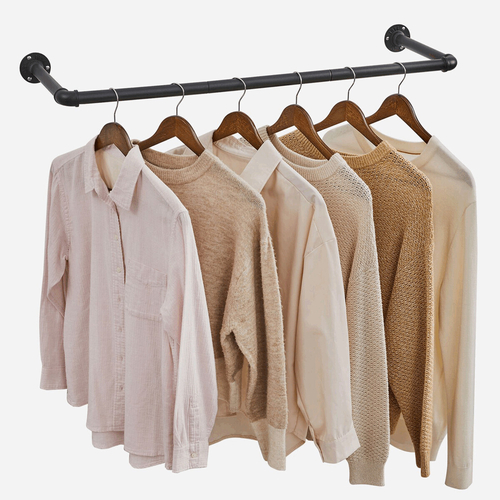 Věšák, kov, černá, AUV-E1067 BK