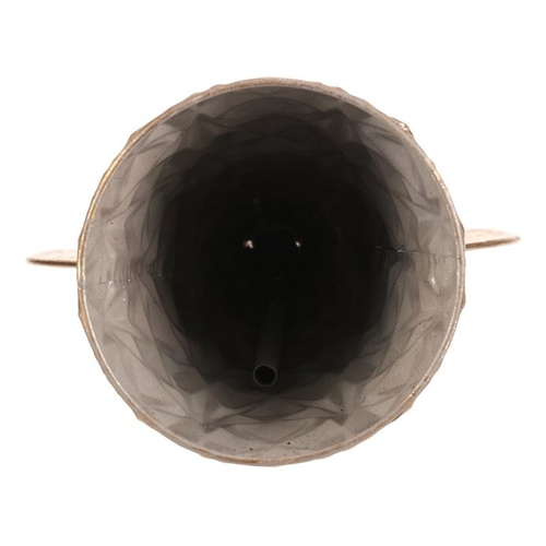 Anděl kovový - 33 cm, zvon, na pověšení, zlatý