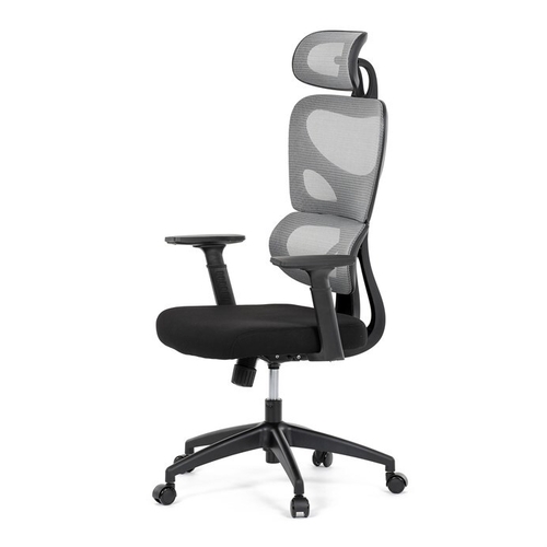 Kancelářská židle, houpací mechanismus, šedá, KA-K2080 GREY
