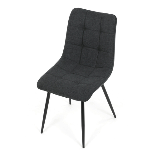Jídelní židle, šedá, látka, DCL-193 GREY2