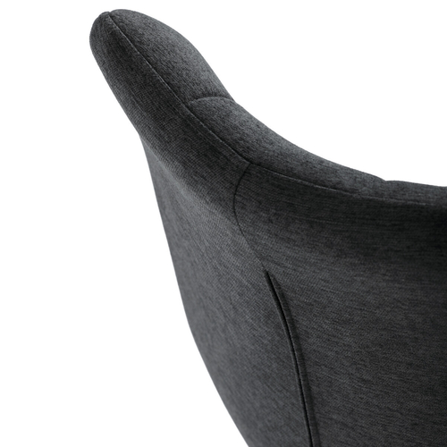 Jídelní židle, šedá, látka, DCL-193 GREY2