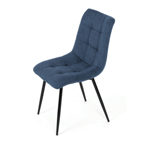 Jídelní židle, modrá, látka, DCL-193 BLUE2