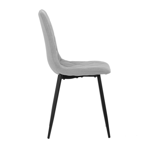 Jídelní židle, šedá, látka, CT-283 SIL2