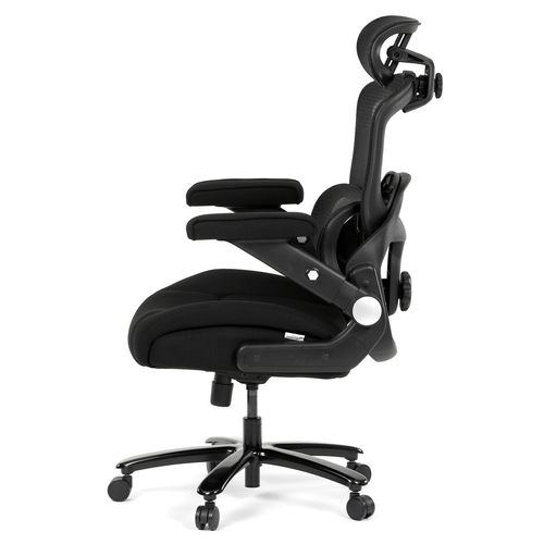 Kancelářská židle, houpací mechanismus, černá látka, KA-N1313 BK