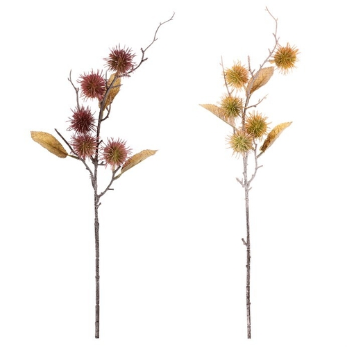 Kaštan - umělá větev, mix barev, cena za 1 ks