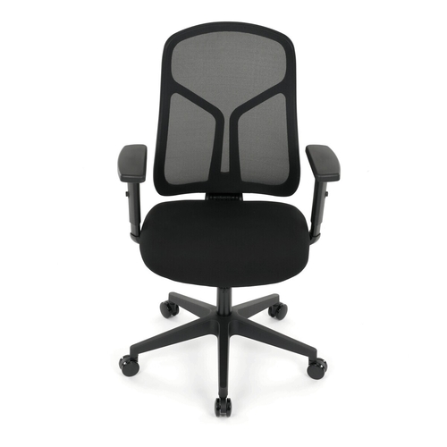 Kancelářská židle, synchronní mechanismus, černá síťovina, KA-S2173 BK