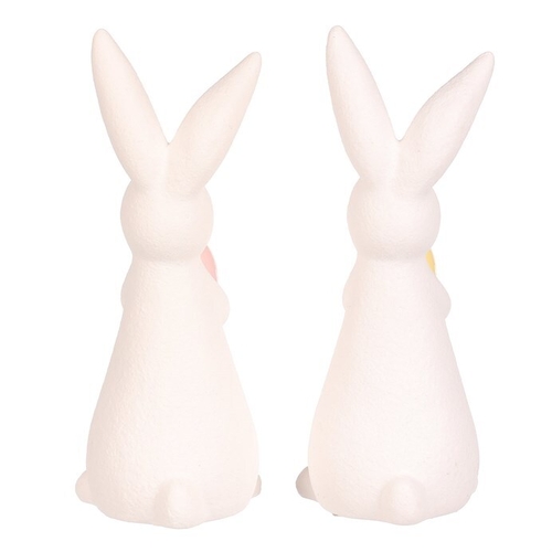 Zajíc s vajíčkem - porcelán, menší, mix 2 druhů, cena za 1 ks