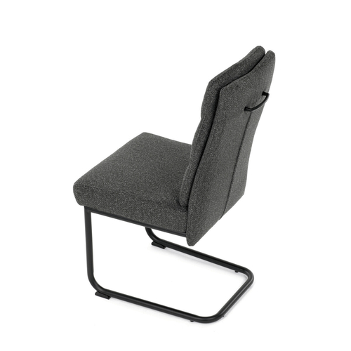 Jídelní židle, šedá, látka, DCL-P3107 GREY2
