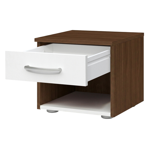 Noční stolek 60140 ořech/bílá