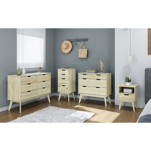 TV stolek 2 zásuvky BONITO lak