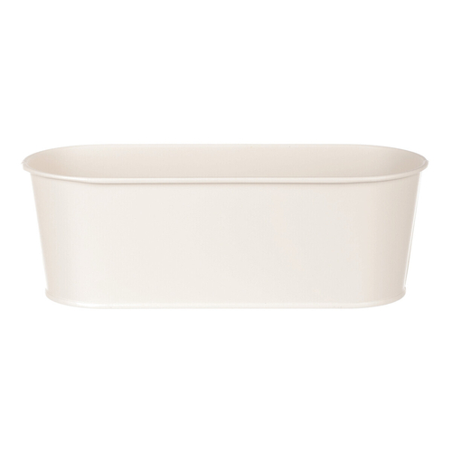 Truhlík kovový - motiv včelky, barva krémová