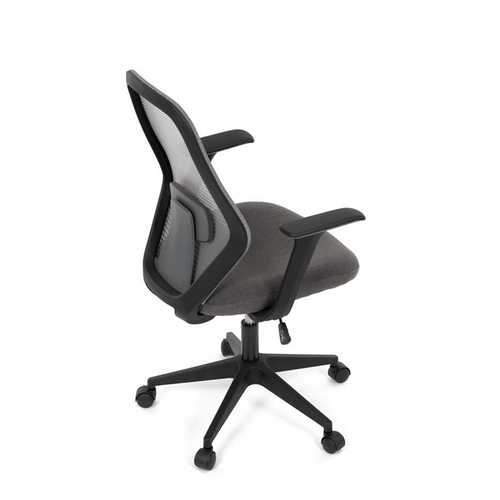 Kancelářská židle, houpací mechanismus, šedá síťovina, KA-V3149 GREY