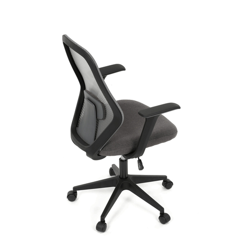 Kancelářská židle, houpací mechanismus, šedá síťovina, KA-V3149 GREY