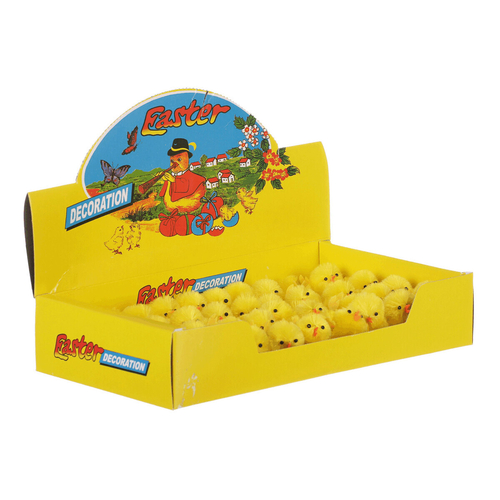Kuře mini - velikonoční přízdoba, cena za balení (36 ks)