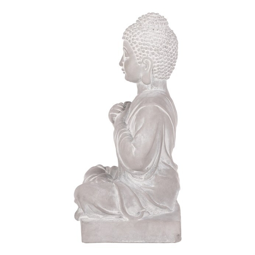 Buddha - betonová dekorace, barva šedá