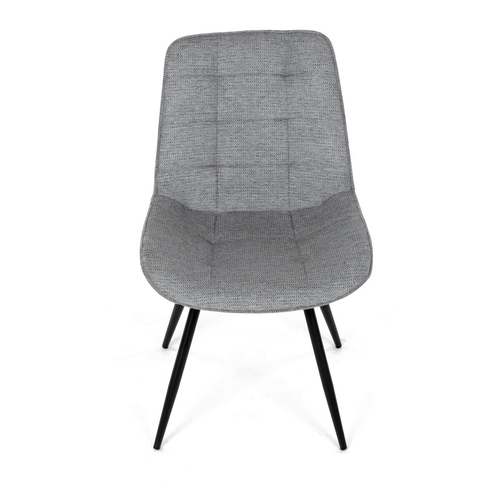 Jídelní židle otočná 180°, šedá, látka, HC-T1130 GREY2