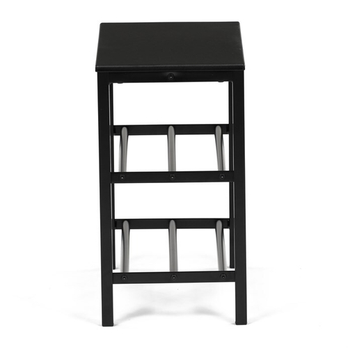 Botník, kov, černá, 83168-42 BK