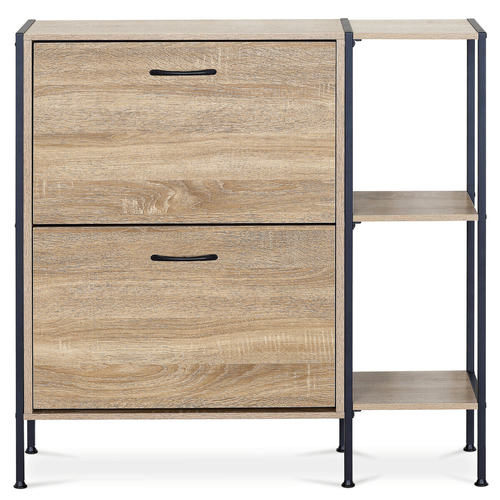 Botník, mdf, hnědá, ABO-G1008 OAK